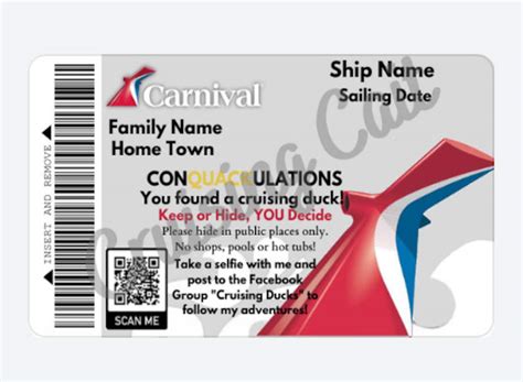customized cruising duck tags carnival cruise  silver etsy