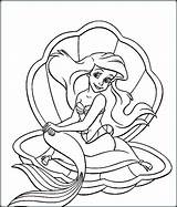 Mermaid Coloring Pages Little Melody Getcolorings Color Getdrawings sketch template