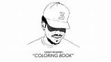 Rapper Chance Coloring Book Album Pages Cover K5worksheets Background Rappers Template sketch template