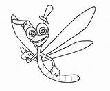Sparx Dragonfly Libelle Ausmalbilder Ausmalbild Letzte sketch template