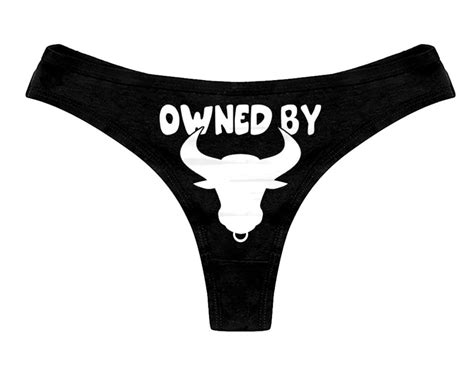 Owned By A Bull Panties Queen Of Spades Black Cock Slut Owned Etsy