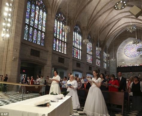 detroit women marry jesus in consecrated virgins ceremony daily mail