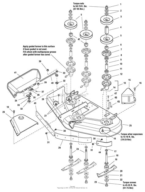 simplicity  conquest hp hydro   mower deck parts diagram   mower deck