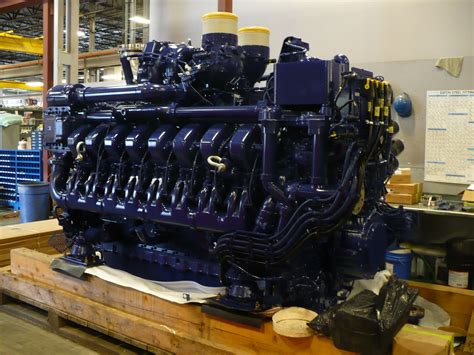 mtu marine marine diesel engine marine engineering big huge construction equipment