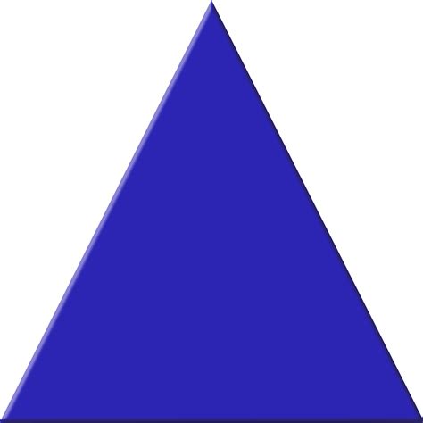 blue triangle  images  clkercom vector clip art  royalty  public domain