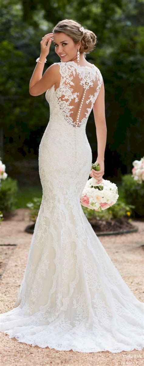 beautiful white lace wedding dress open  collections  york wedding dress white lace