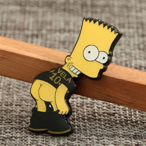 Pin Design Bart Simpson Enamel Pins No Minimum Gs Jj
