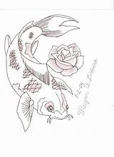 Ed Hardy Koi Coloring Pages Quotes Print Fish Tattoo Quotesgram Template Subscribe sketch template
