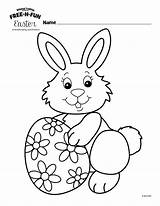 Bunny Easter Coloring Face Pages Getcolorings Colorin Printable Color sketch template