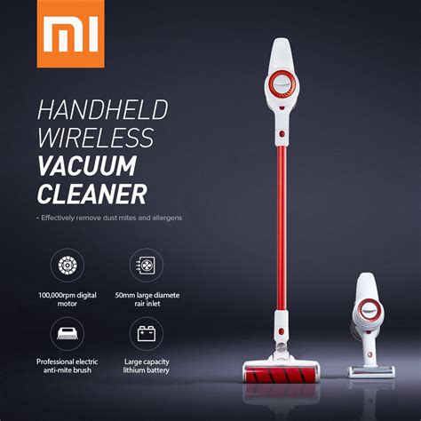 xiaomi handheld wireless vacuum cleaner jimmy jv strong suction vacuum dust cleaner rpm