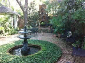 pin  stacey rao  gardening garden fountains courtyard landscaping courtyard garden
