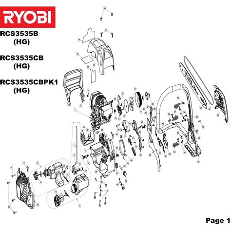 Buy A Ryobi Rcs3535cbpk1 Spare Part Or Replacement Part For Your 35cc