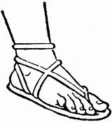 Sandal Clipart Etc Large Gif sketch template