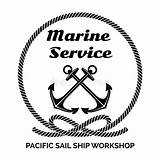 Logo Marine Service Drawing Vector Company Rope Paintingvalley Graphic Anchors Drawings sketch template