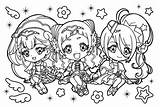Precure Pages Suite プリキュア 塗り絵 Coloring Template イラスト キャラクター Hugtto sketch template