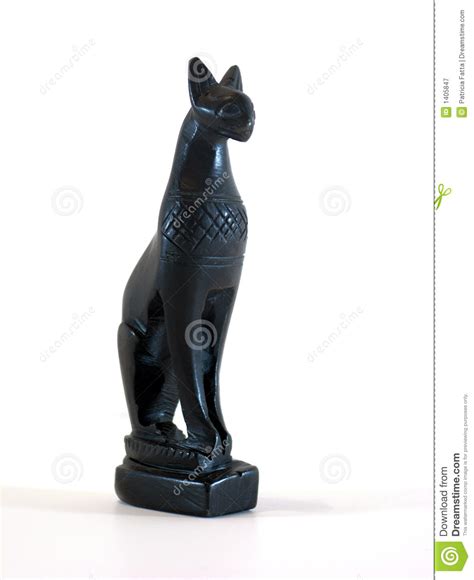 Egyptian Cat Goddess Bast Stock Image Image Of Isolation