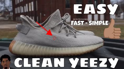 cleaning yeezy boost  easymust  youtube