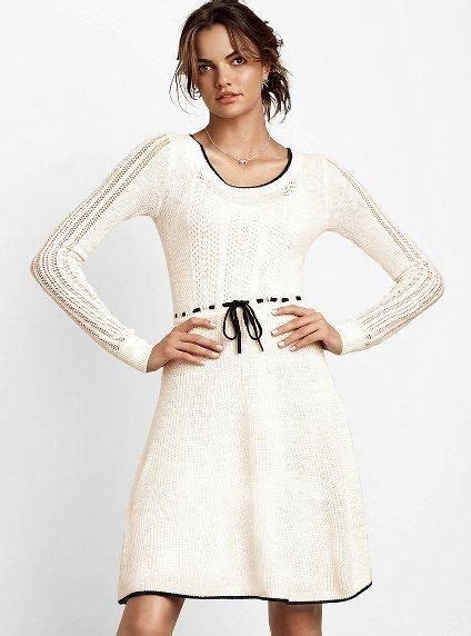 Victoria S Secret Mixed Knit In Black And White Detailing