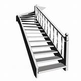Escalera Handrail Ladder Escaliers Winder Treppen Clipground Hiclipart sketch template