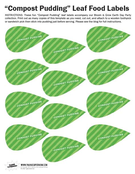 leaf label labels design ideas