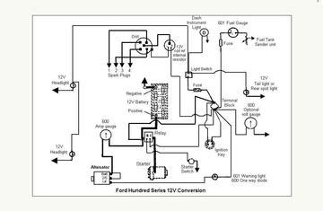 ford  generator wiring diagram
