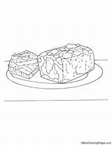 Pastry sketch template