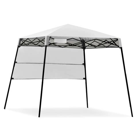 topbuy  ft pop  canopy portable outdoor offset tent wcarry bag white walmartcom