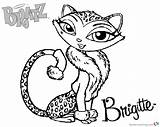 Coloring Pages Bratz Petz Cat Doll Printable Kids sketch template