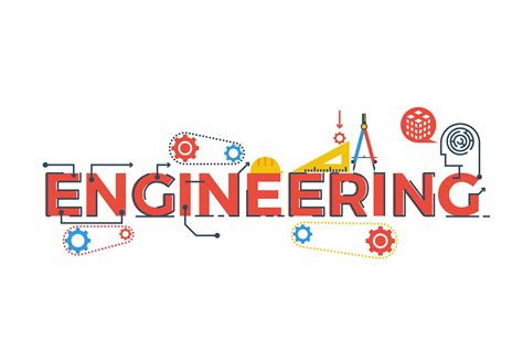 engineering word illustration  vector art  vecteezy