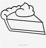 Slice Tart Fetta Crostata Clipartkey Pngkit sketch template