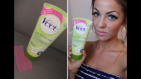 review veet hair removal cream with demo youtube