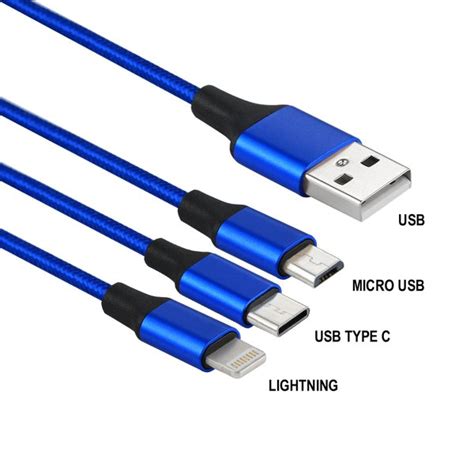 multi kabel micro usb type  lightning