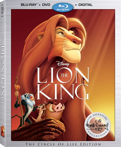 blu ray review  lion king walt disney signature collection laughingplacecom