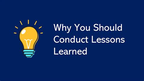 conduct lessons learned   proposal