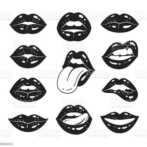 lips collection stock illustration download image now istock