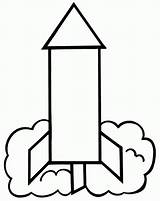 Rocket Coloring Pages Ship Kids Colouring Outline Rockets Easy Template Preschoolers Clipart Print Color Cartoon Cliparts Templates Clip Printable Boys sketch template