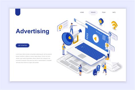 Advertising And Promo Modern Isometric Concept 260964