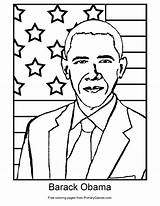 Obama Coloring Barack Pages Presidents President Printable Primarygames Pdf African Physics Color Drawing Cartoon Sheets Girl Crafts Kids Print Play sketch template