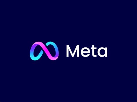 meta logo redesign  renexcode  dribbble