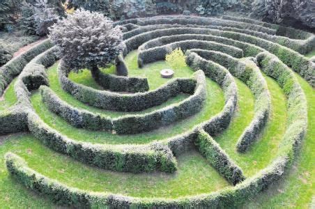 irrgarten ideen irrgarten garten labyrinth