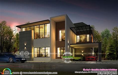 bhk ultra modern contemporary home plan kerala home design bloglovin
