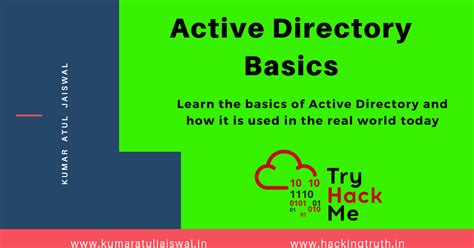 active directory basics tryhackme walkthrough hacking truthin