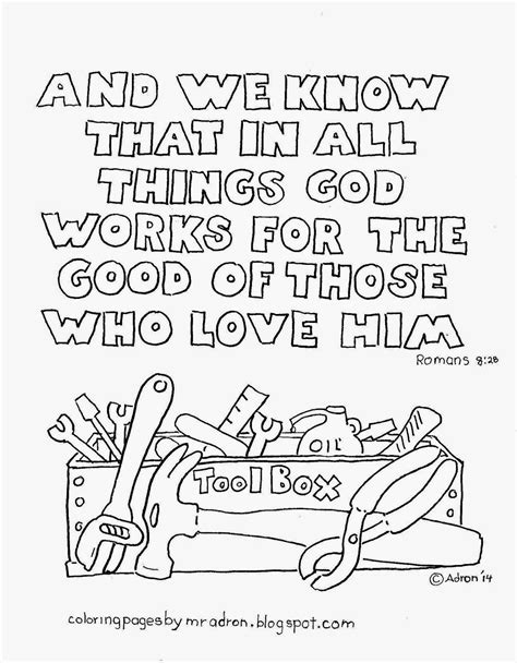 coloring pages  kids   adron   god works  good