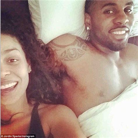 jordin sparks shares sweet in bed selfie with jason derulo daily mail