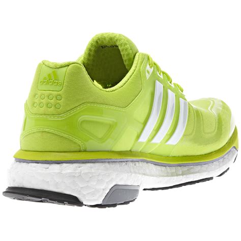 adidas mens energy boost  running shoes greenwhite tennisnutscom