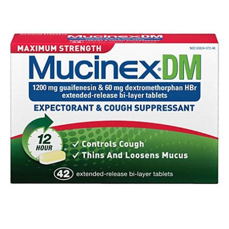 mucinex dm max strength tablet ct authorized vendor