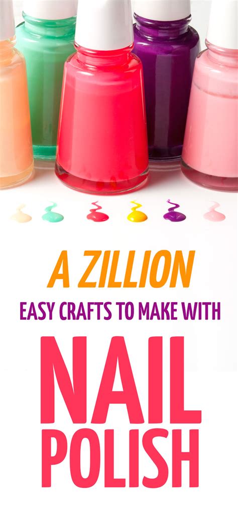 nail polish crafts moms  crafters