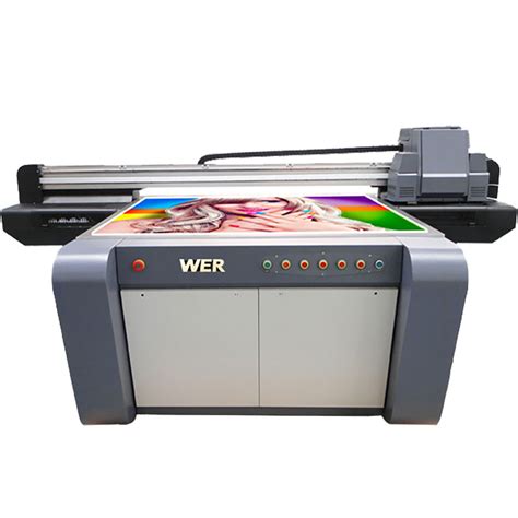 digital acrylic printing machine uv flatbed printer wer efuv wer