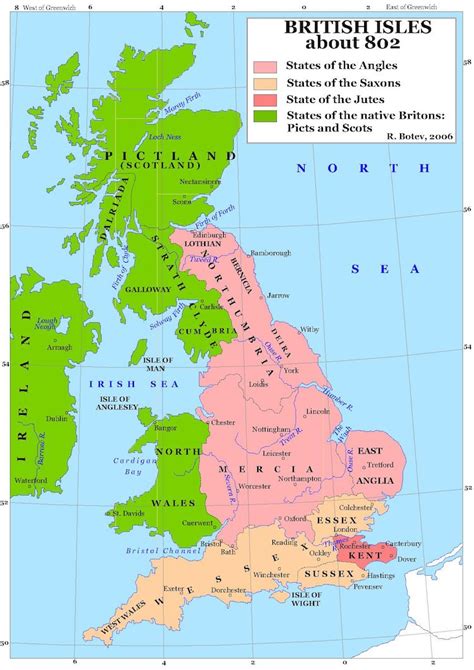 historic map  britain  ad