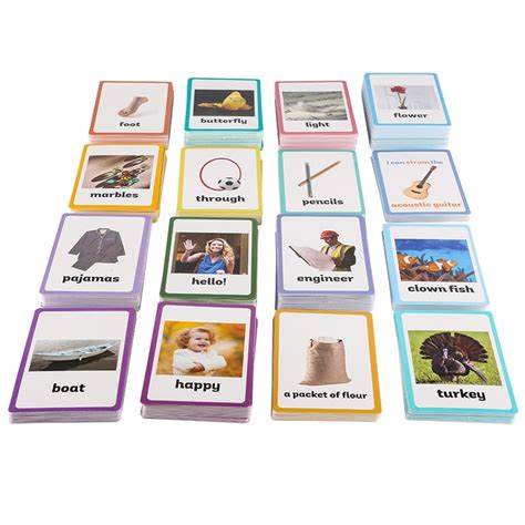 categories  cards kids learn english word card english paper card